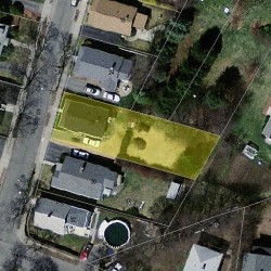 28 Talbot St, Newton MA  02465-1659 aerial view