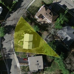 333 Country Club Rd, Newton MA  02459-3148 aerial view