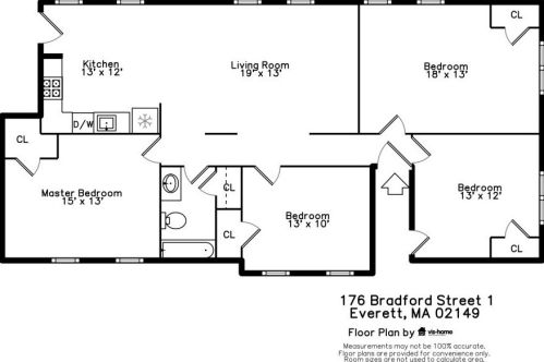 176 Bradford St, Everett MA  02149-1426 exterior