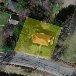 106 Dexter Rd, Newton MA 02460-2409 aerial view