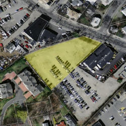 48 Crafts St, Newton MA  02458-1249 aerial view