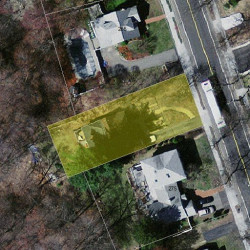 269 Winchester St, Newton MA  02461-2042 aerial view