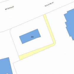 226 Boylston St, Newton MA 02461 plot plan