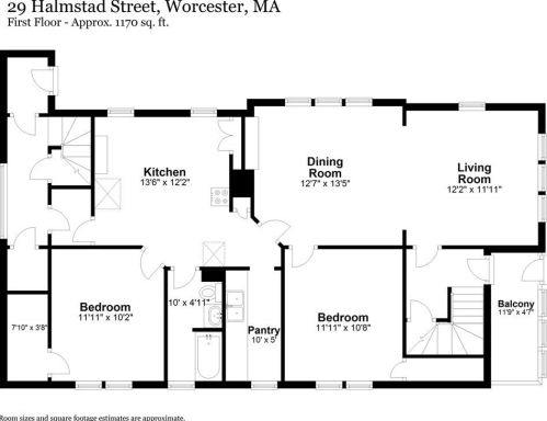 29 Halmstad St, Worcester MA 01607-1520 exterior