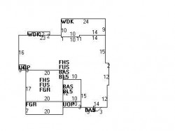 28 Juniper Ln, Newton MA  02459-2861 floor plan