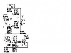 41 Vernon St, Newton MA  02458-2022 floor plan
