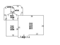 42 Greylock Rd, Newton MA 02465-2704 floor plan
