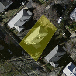 320 Adams St, Newton MA 02458-1455 aerial view