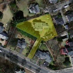 79 Woodward St, Newton MA 02461-1310 aerial view