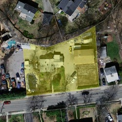 103 Thurston Rd, Newton MA  02464-1242 aerial view