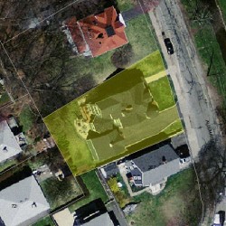 361 Albemarle Rd, Newton MA 02460-1358 aerial view