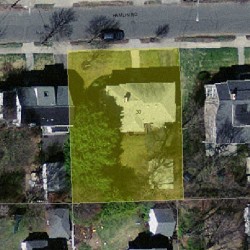 30 Hamlin Rd, Newton MA 02459-1002 aerial view