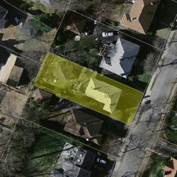 119 Langdon St, Newton MA 02458-1982 aerial view