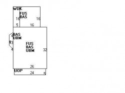 61 Evergreen Ave, Newton MA 02466-1702 floor plan