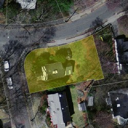 45 Elinor Rd, Newton MA 02461-1847 aerial view
