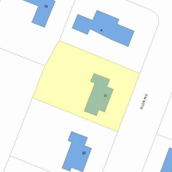 81 Allen Ave, Newton MA 02468-1720 plot plan
