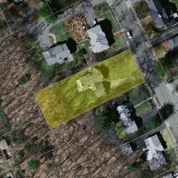 241 Upland Ave, Newton MA  02461-2002 aerial view