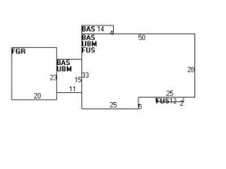 21 Wheeler Rd, Newton MA  02459-2619 floor plan