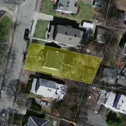 72 Freeman St, Newton MA 02466-1207 aerial view