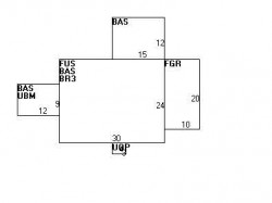 57 Cherry St, Newton MA 02465-1235 floor plan