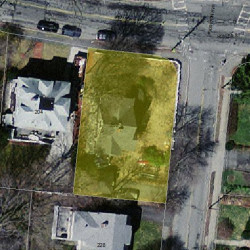 202 Homer St, Newton MA  02459-1435 aerial view