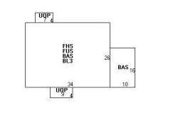45 Adella Ave, Newton MA 02465-1921 floor plan