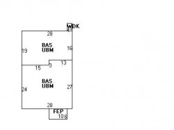 268 Parker St, Newton MA 02459-2673 floor plan