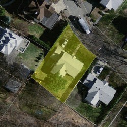 12 Hunnewell Ave, Newton MA 02458-2215 aerial view