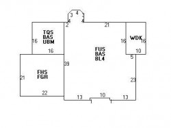 153 Brookline St, Newton MA 02467 floor plan
