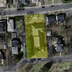 61 Washington Park, Newton MA  02460-1915 aerial view