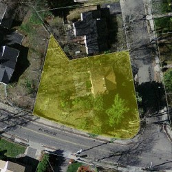 65 Oakmont Rd, Newton MA  02459-2530 aerial view