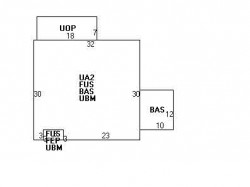 24 Groveland St, Newton MA 02466-2319 floor plan