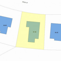 89 Ripley St, Newton MA 02459-2210 plot plan