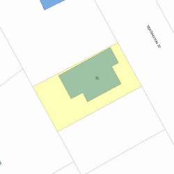 35 Kensington St, Newton MA  02460-1311 plot plan