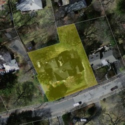 147 Highland Ave, Newton MA 02465-2509 aerial view