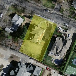 11 Columbine Rd, Newton MA  02459-3444 aerial view