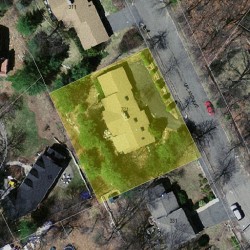 321 Upland Ave, Newton MA 02461-2028 aerial view