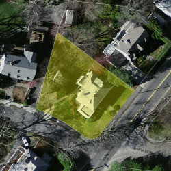 131 Grant Ave, Newton MA 02459-1350 aerial view