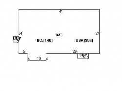 135 Hartman Rd, Newton MA 02459-2851 floor plan