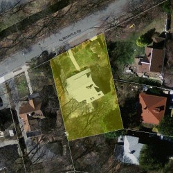430 Albemarle Rd, Newton MA 02460-1362 aerial view