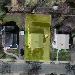 115 Oakdale Rd, Newton MA 02461-1812 aerial view