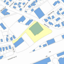 641 Washington St, Newton MA  02458-1261 plot plan