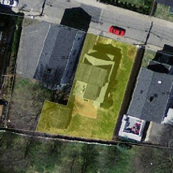 18 Upham St, Newton MA  02465-1520 aerial view