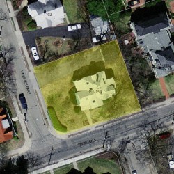 157 Webster St, Newton MA 02465-1822 aerial view