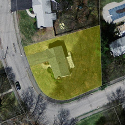 41 Arlo Rd, Newton MA 02464-1002 aerial view