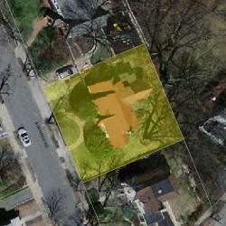 11 Burnside Rd, Newton MA  02461-1401 aerial view