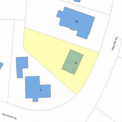 59 Carlton Rd, Newton MA 02468-1913 plot plan