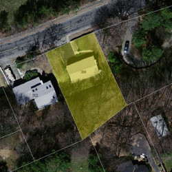 306 Austin St, Newton MA  02465-2502 aerial view