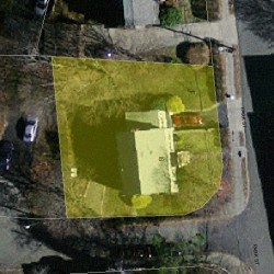 85 Park St, Newton MA 02458-2025 aerial view