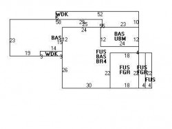 141 Countryside Rd, Newton MA 02459-2917 floor plan